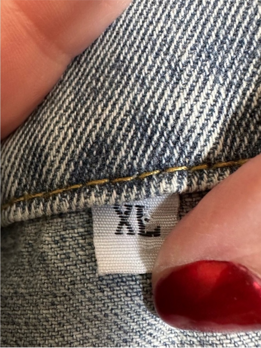 Y2K Leopard Patchwork Cropped Denim Jacket XL Distressed Oversized Jean Coat - Picture 6 of 14